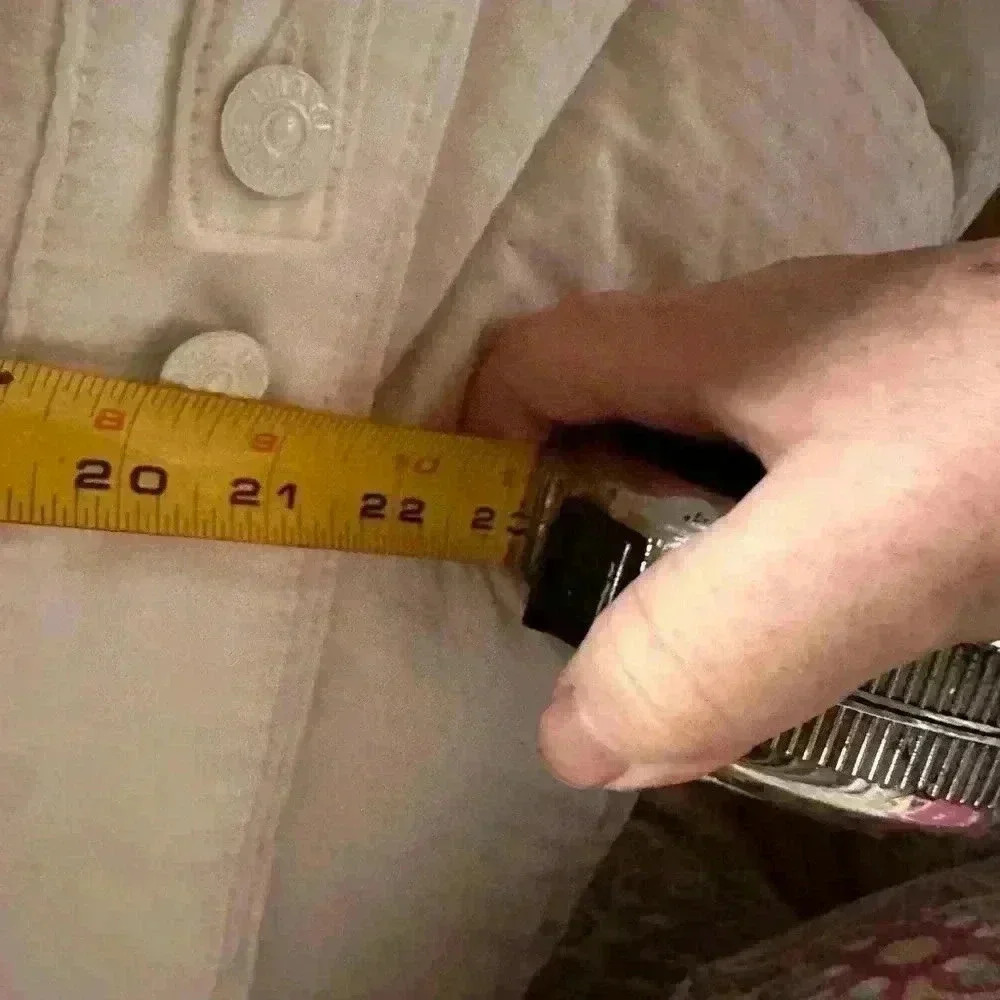 Lularoe large custom Morgan Wallen white brushed cotton denim Moto jacket. - Picture 6 of 7